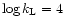 ${\rm log}\,k_{\rm L}= 4$
