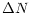 $\displaystyle \Delta N$