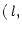 $\textstyle (\,l,$