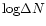 ${\rm log}
\Delta N$