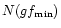 $N(gf_{\rm min})$