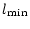 $\displaystyle l_{\rm min}$