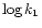 ${\rm log}\, k_{\rm 1}$