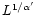 $L^{1/\alpha'}$