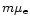 $ m\mu_{\rm e}$