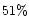 $51 \%$