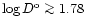 $\log { D^{\rm o}} \mathrel{\mathchoice {\vcenter{\offinterlineskip\halign{\hfil...
...ffinterlineskip\halign{\hfil$\scriptscriptstyle ...