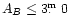 ${ A_B}
\le 3\hbox{$.\!\!^{\rm m}$ }0$