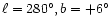 $\ell=280{^\circ},
b=+6{^\circ}$