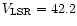 $V_{\rm LSR}=42.2$