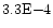 $3.3{\rm E-}4$