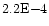 $2.2{\rm E-}4$