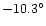 $-10.3^{\circ}$