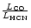 $\frac{L_{\rm CO}}{L_{\rm HCN}}$