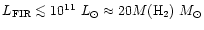 $L_{\rm
FIR}\mathrel{\mathchoice {\vcenter{\offinterlineskip\halign{\hfil
$\disp...
...tyle ...