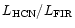 $L_{\rm HCN}/L_{\rm FIR}$