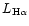 $L_{{\rm H}\alpha}$
