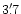 $3'\,\hspace{-1.7mm}.\hspace{.0mm}7$