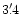 $3'\,\hspace{-1.7mm}.\hspace{.0mm}4$