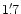 $1'\,\hspace{-1.7mm}.\hspace{.0mm}7$