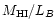 $M_{\rm HI}/L_{B}$