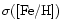 $\sigma(\mbox{\rm [Fe/H]})$