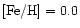 $\mbox{\rm [Fe/H]}=0.0$