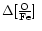 $\Delta \mbox{${\rm [\frac{O}{Fe}]}$ }$