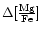 $\Delta \mbox{${\rm [\frac{Mg}{Fe}]}$ }$