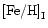 $\mbox{\rm [Fe/H]}_{\rm I}$