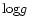 $\mbox{{\rm log}$g$ }$