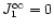 $J_{1} ^\infty= 0$
