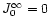 $J _{0} ^\infty = 0$