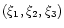 $(\xi_1,\xi_2,\xi_3)$