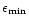 $\epsilon_{\rm min}$