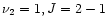 $\nu_2=1, J=2-1$