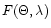 $F(\Theta,\lambda)$