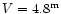 $V = 4.8^{{\rm m}}$