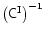 $\left(\tens C^{\rm I}\right) ^{-1}$
