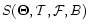 $S(\vec\Theta,\mathcal T,\mathcal F,B)$