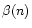 $\beta(n)$