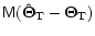 ${\tens M}(\vec{\hat \Theta}_{\rm T}-\vec\Theta_{\rm T})$