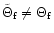 $\tilde\Theta_{\rm f}\neq\Theta_{\rm f}$