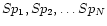 $Sp_1, Sp_2,\ldots Sp_N$