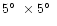 $5\hbox{$^\circ$ }
\times 5\hbox{$^\circ$ }$