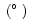 $\; (\hbox{$^\circ$ })$
