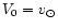 $V_0 = v_{\odot}$