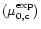 $(\mu_{\rm0,c}^{\rm exp})$
