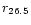 $r_{\rm 26.5}$