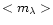 $<m_{\lambda}>$